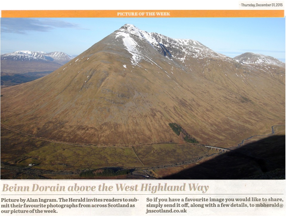 Beinn Dorain from summit of Beinn Odhar