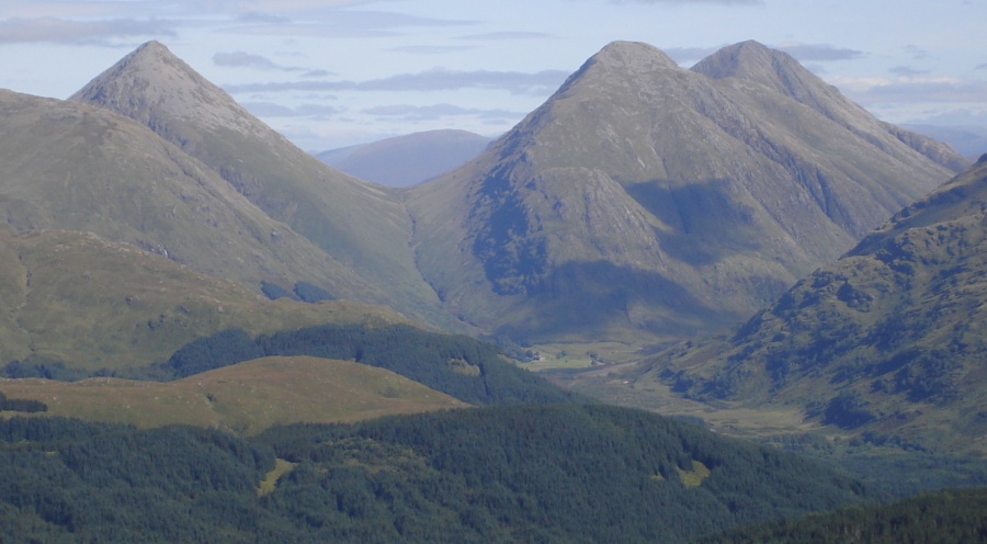 Buachaille Etive Beag and Buachaille Etive Mor