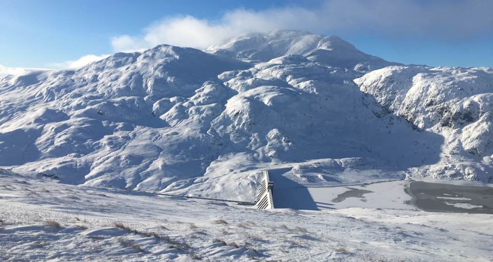 Meall nan Tarmachan above the Ben Lawyers access road