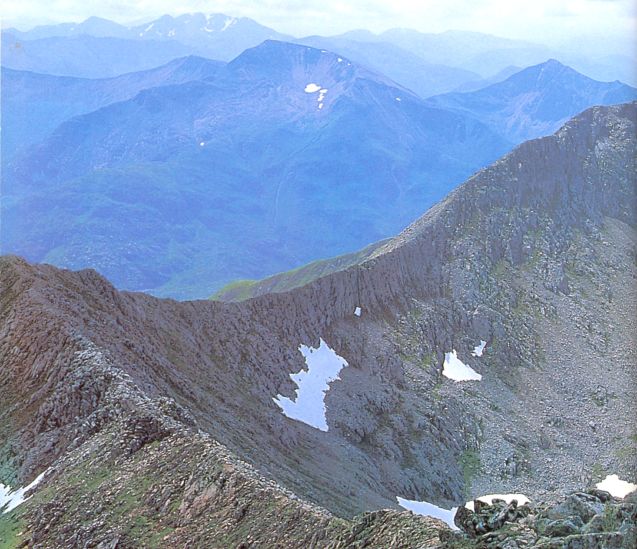 Carn Mor Dearg arete on Ben Nevis