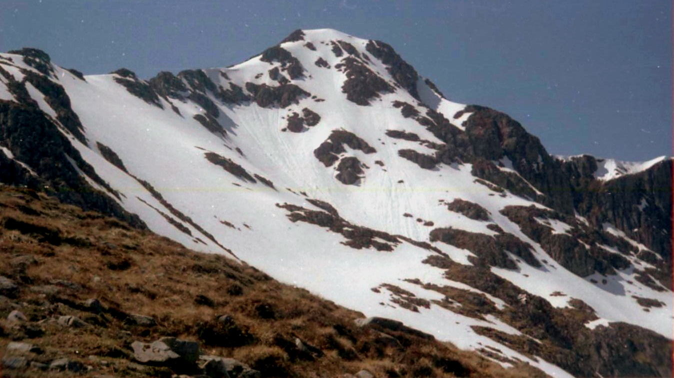 Stob Coire Sgreamhach above the Lost Valley from Bidean nam Bian