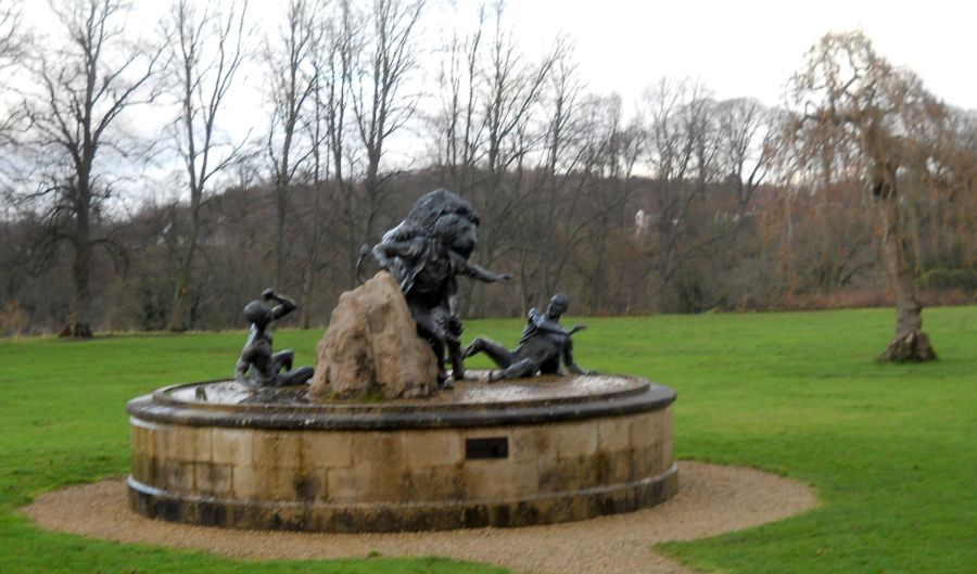 Monument at the David Livingstone Memorial Centre in Blantyre