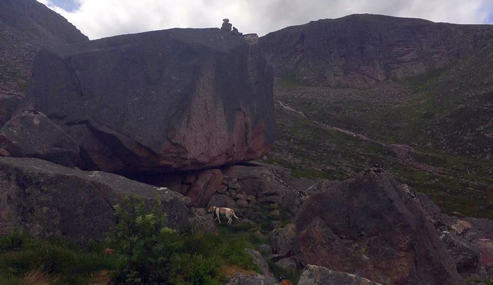 Shelter Stone on Beinn Mheadhoin