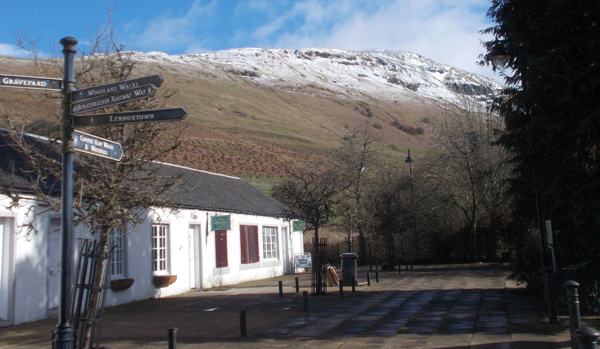 Cort-ma Law on Campsie Fells from Clachan of Campsie