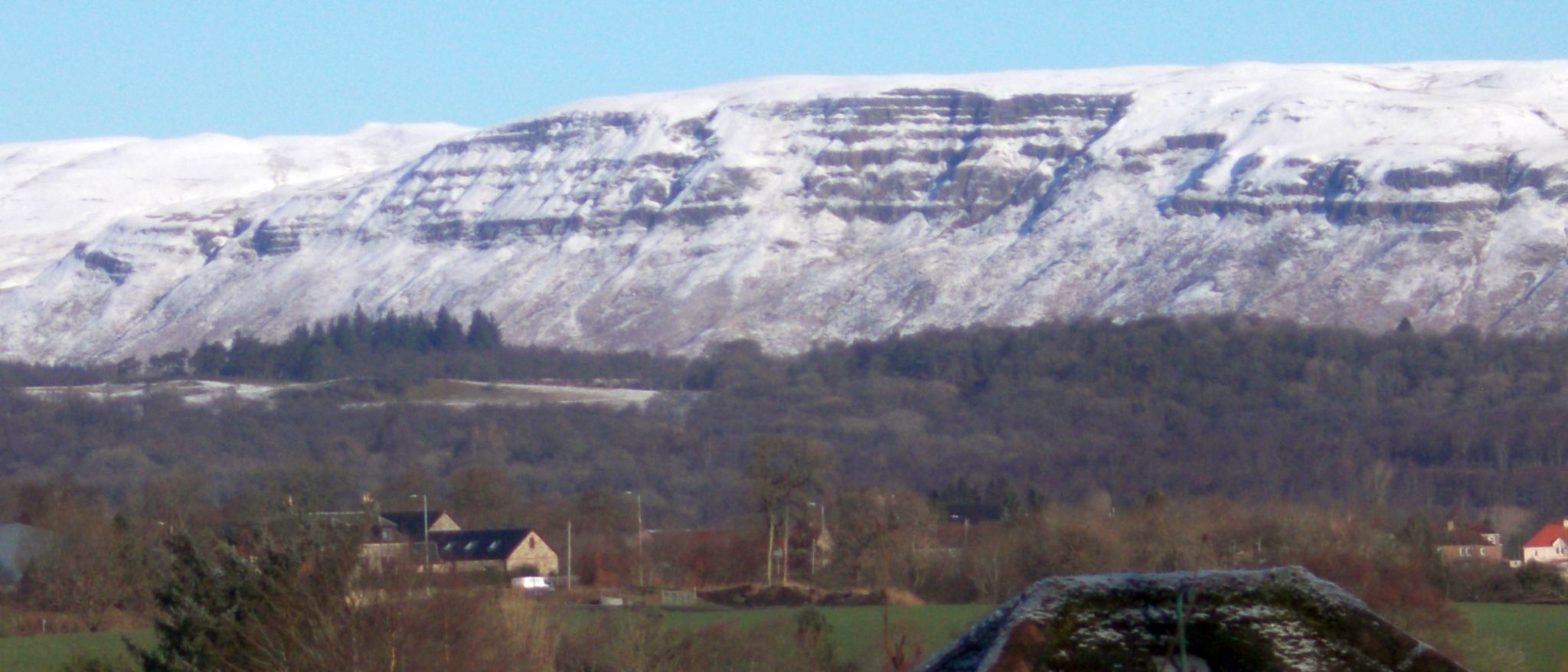 Campsie Fells from Mosshead in Bearsden