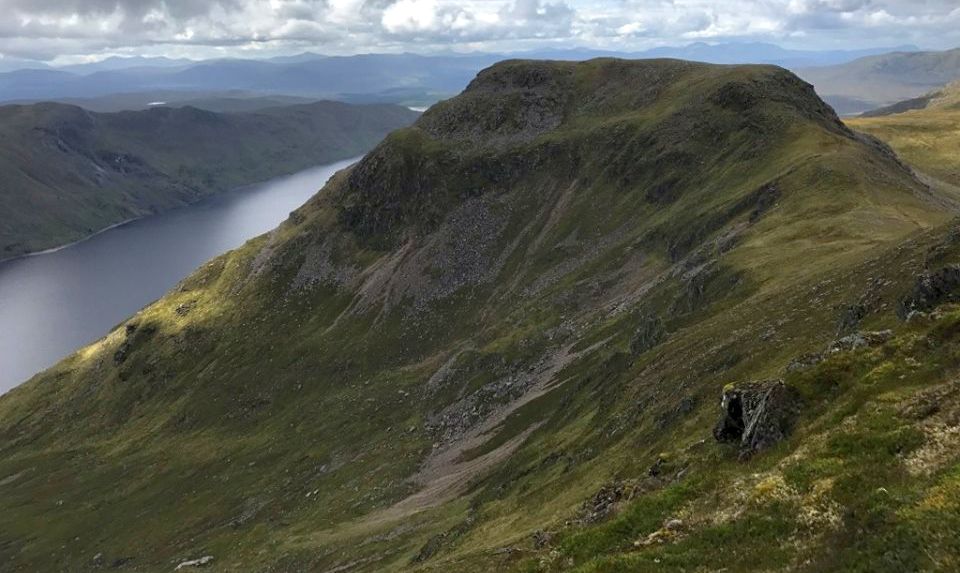 Beinn Bheoil above Loch Ericht