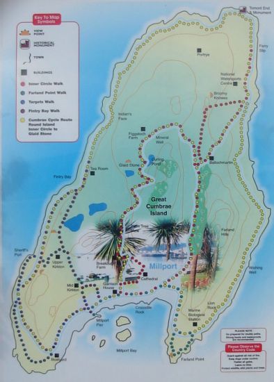 Map of the Island of Cumbrae