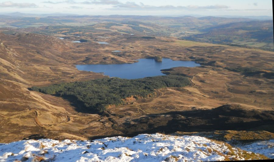 Loch Derculich from Farragon Hill