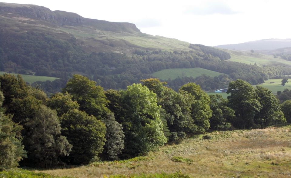 Endrick Valley beneath Fintry Hills from Dunmore Hill