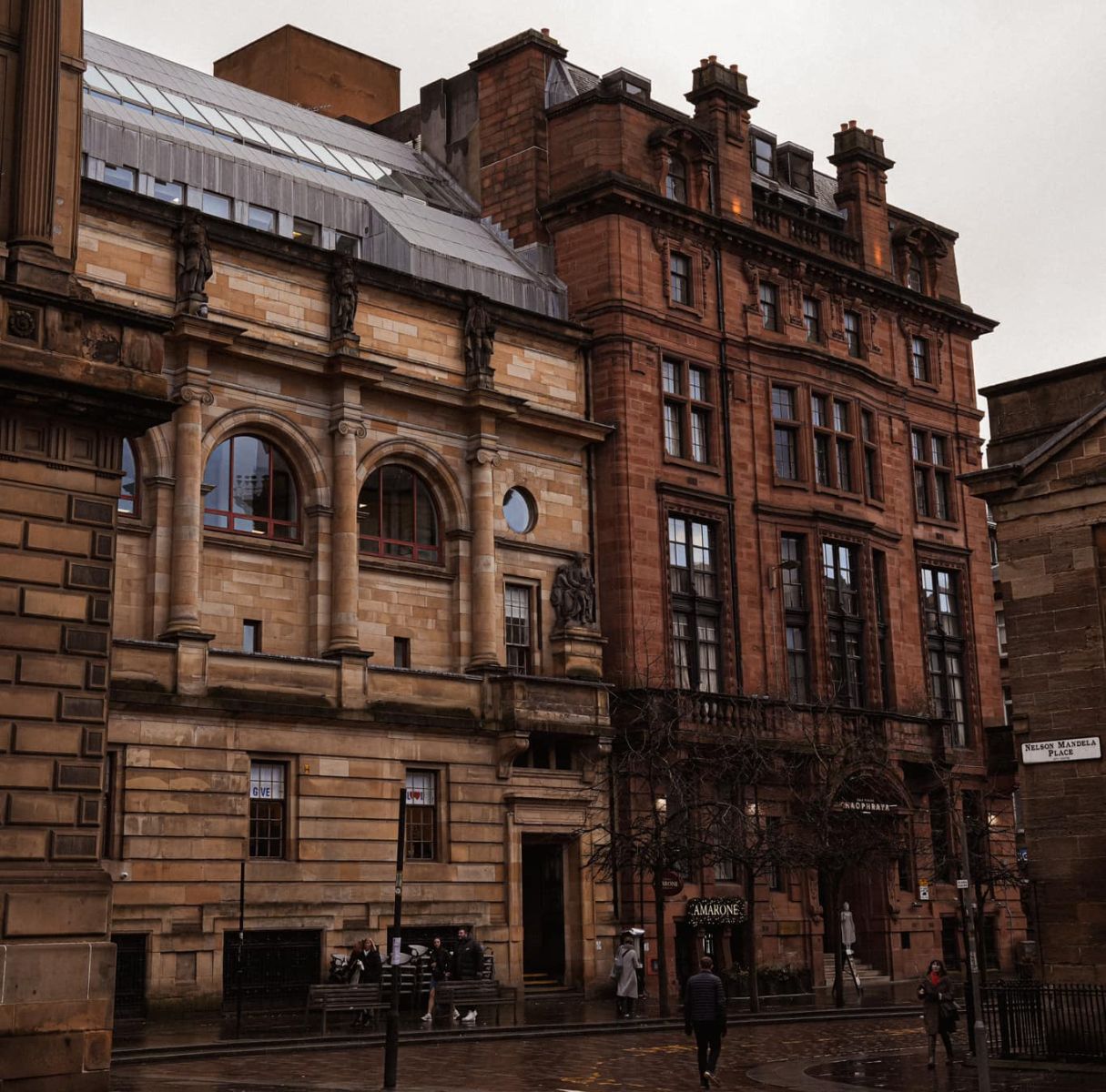 Nelson Mandela Place in Glasgow