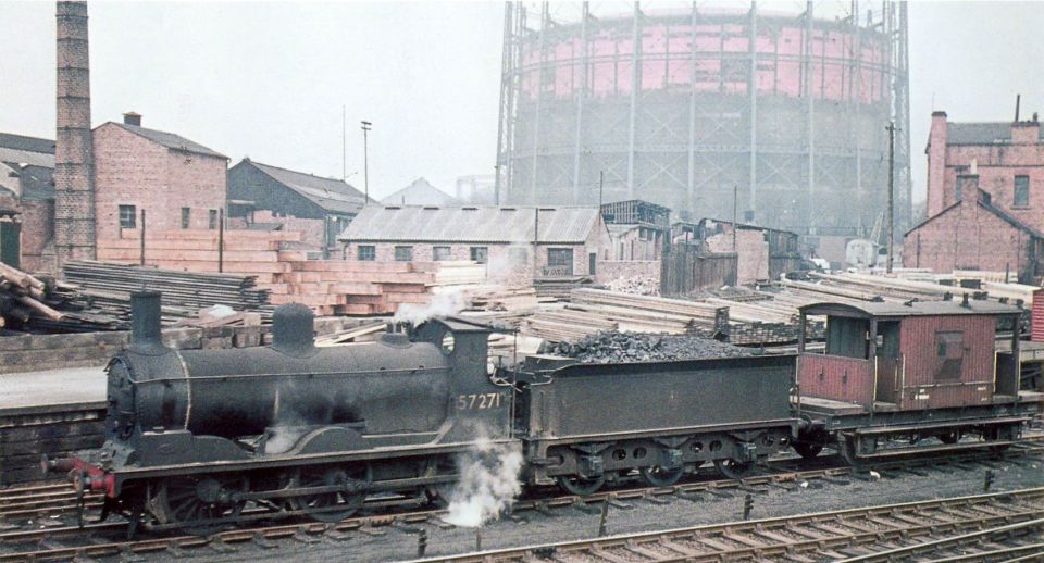 Old steam locomotive in Glasgow