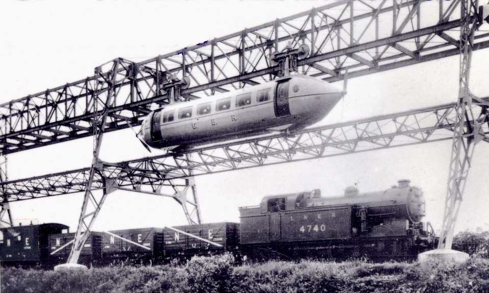 The Bennie Railplane at Milngavie