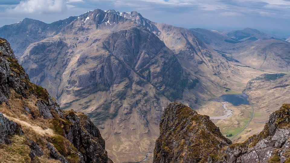 Bidean from Aonach Eagach Ridge in Glencoe