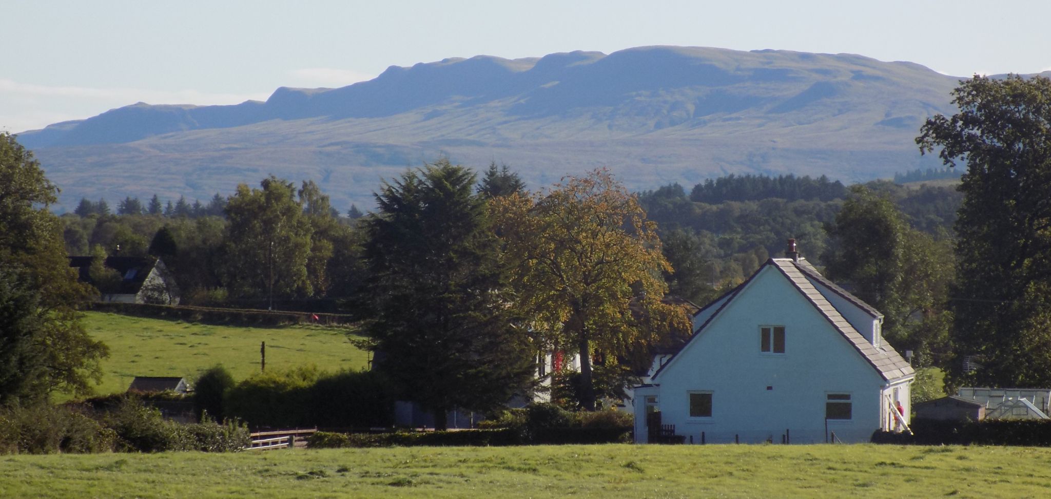 Stronend in the Fintry Hills from John Muir Way