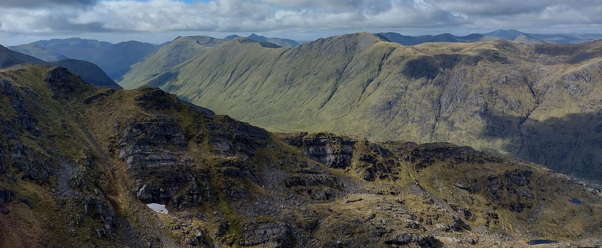 South Glen Shiel Ridge from Gleouraich