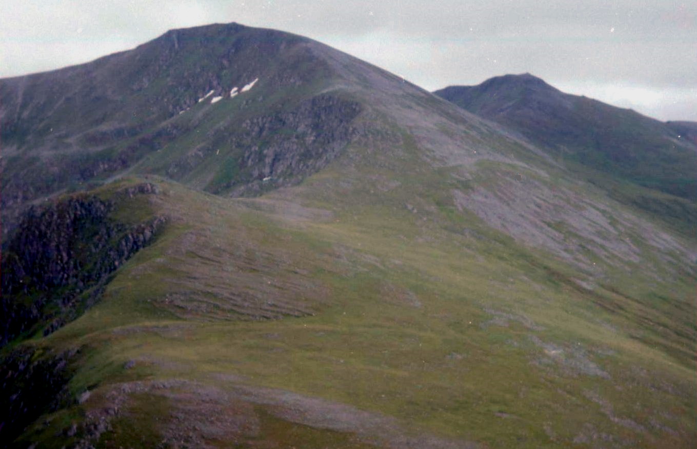 Beinn Fhionnlaidh above Loch Mullardoch