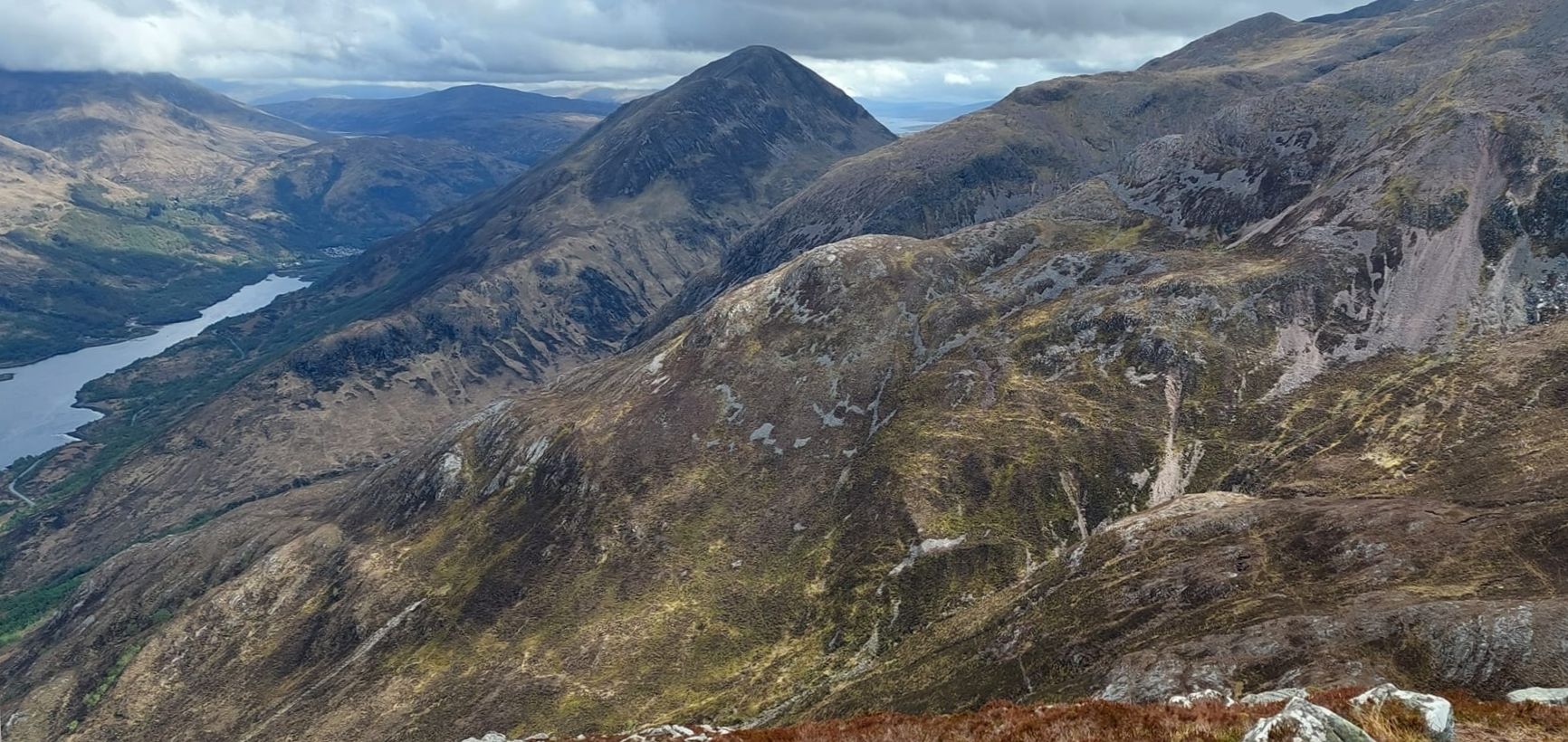 Loch Leven  and Garbh Beinn from the Pap of Glencoe