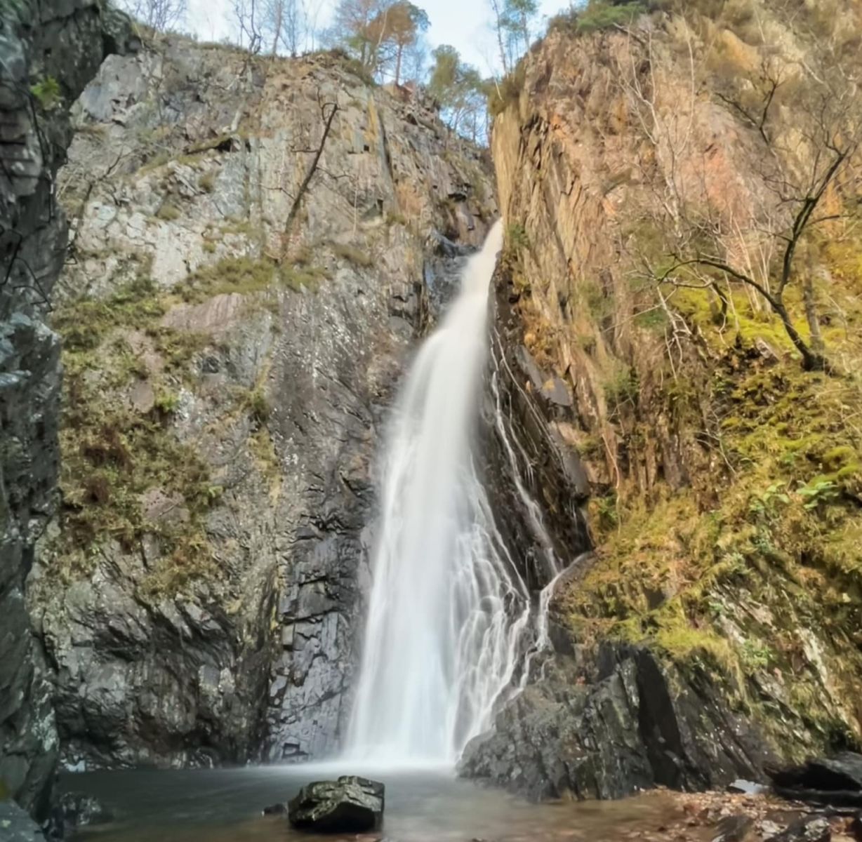 Grey Mare's Tail waterfall at Kinlochleven