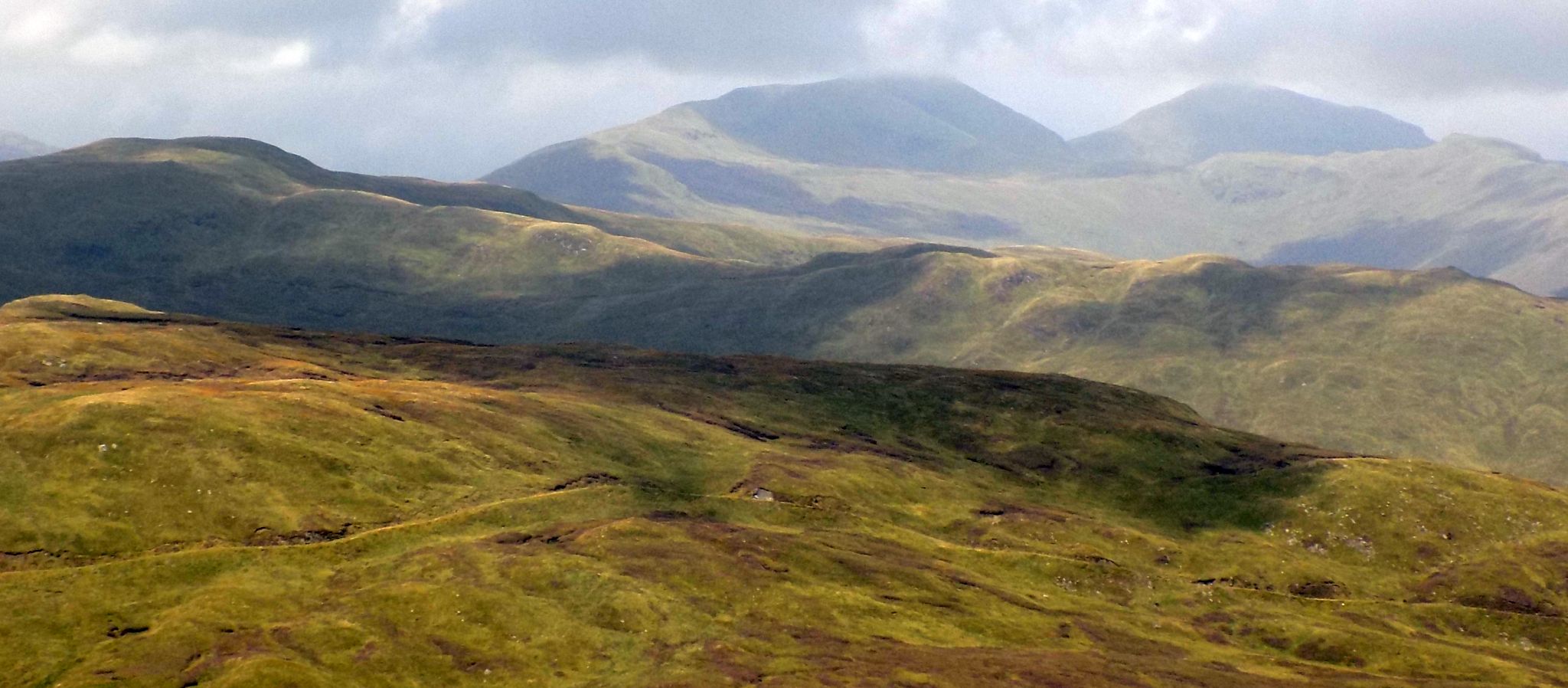 Stob Binnein and Ben More from Meall Cala