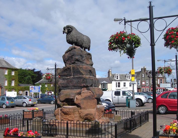 Ram Statue in Moffat