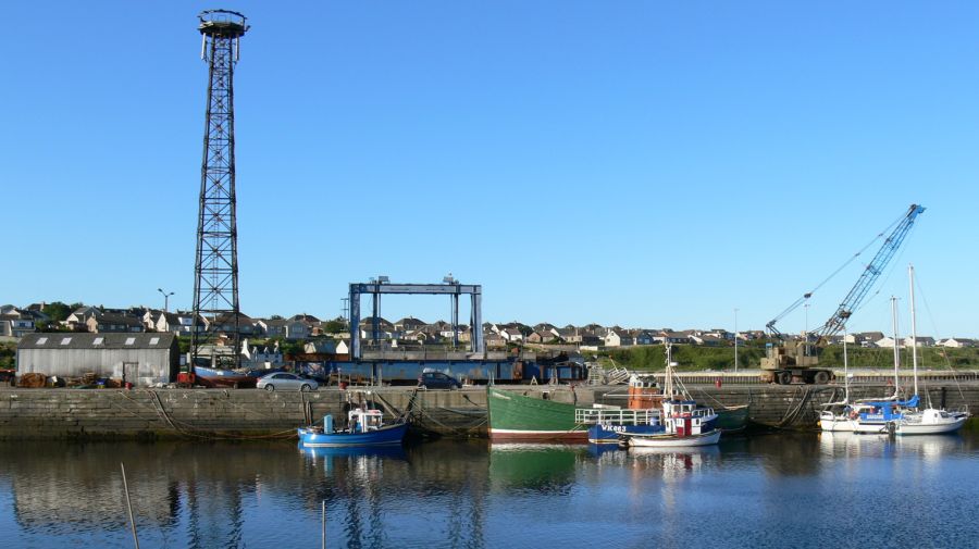 Harbour at Wick on the North East Coast of Scotland