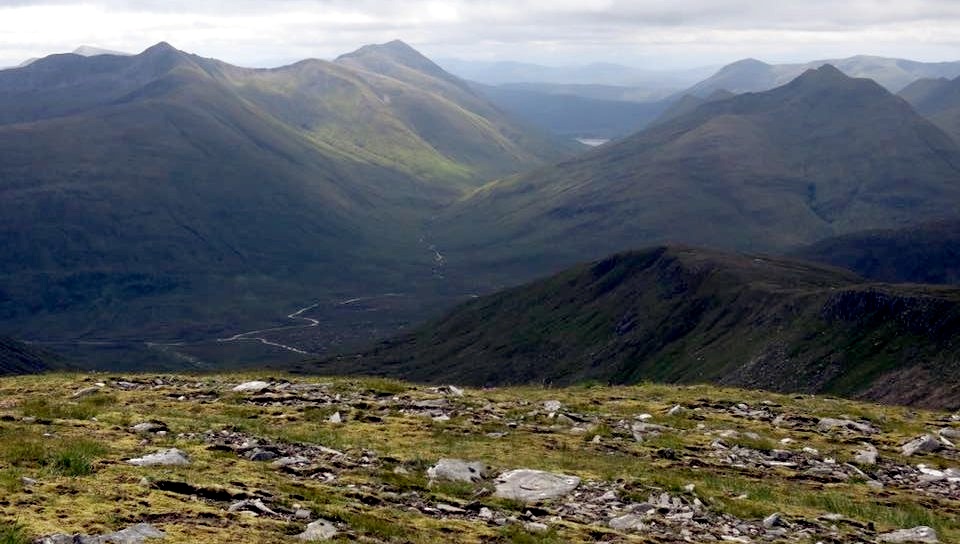 Mullach Fraoch-choire from Sgurr nan Ceathreamhnan