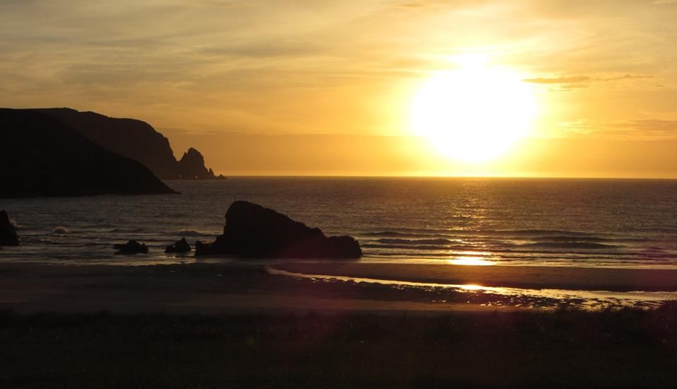 Sunset on North Coast of Scotland