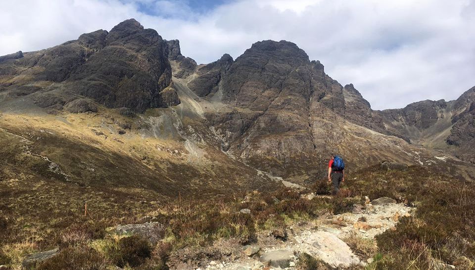 Blaven ( Bla Bheinn ) on Isle of Skye in Western Islands of Scotland