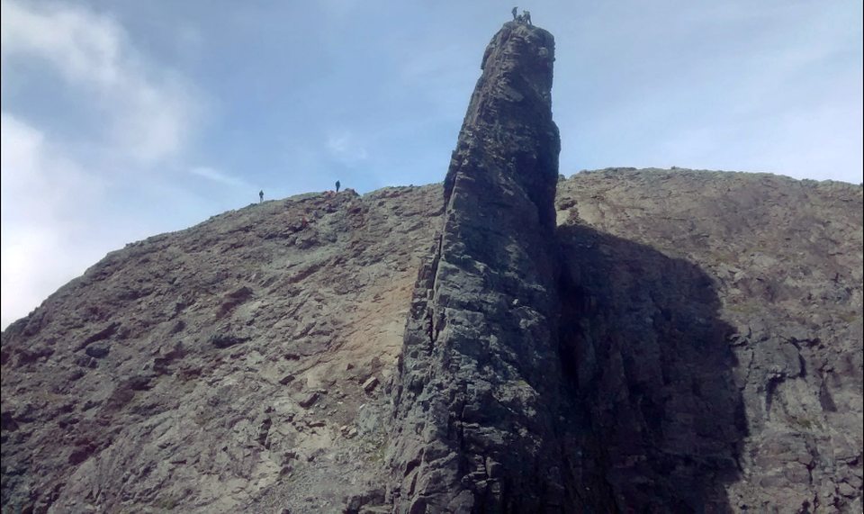 Inaccessible Pinnacle on Sgurr Dearg on the Skye Ridge