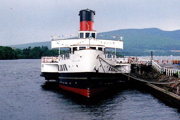 Maid of the Loch at Balloch on Loch Lomond