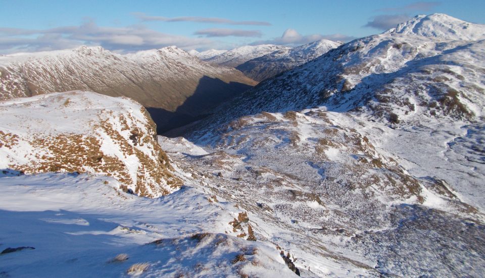 The Arrocher Alps - Binnein an Fhidleir on ascent of Beinn Luibhean