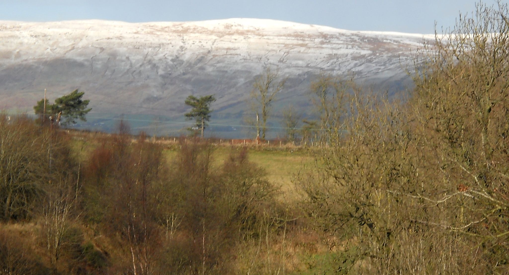 Campsie Fells from Strathkelvin Railway Path