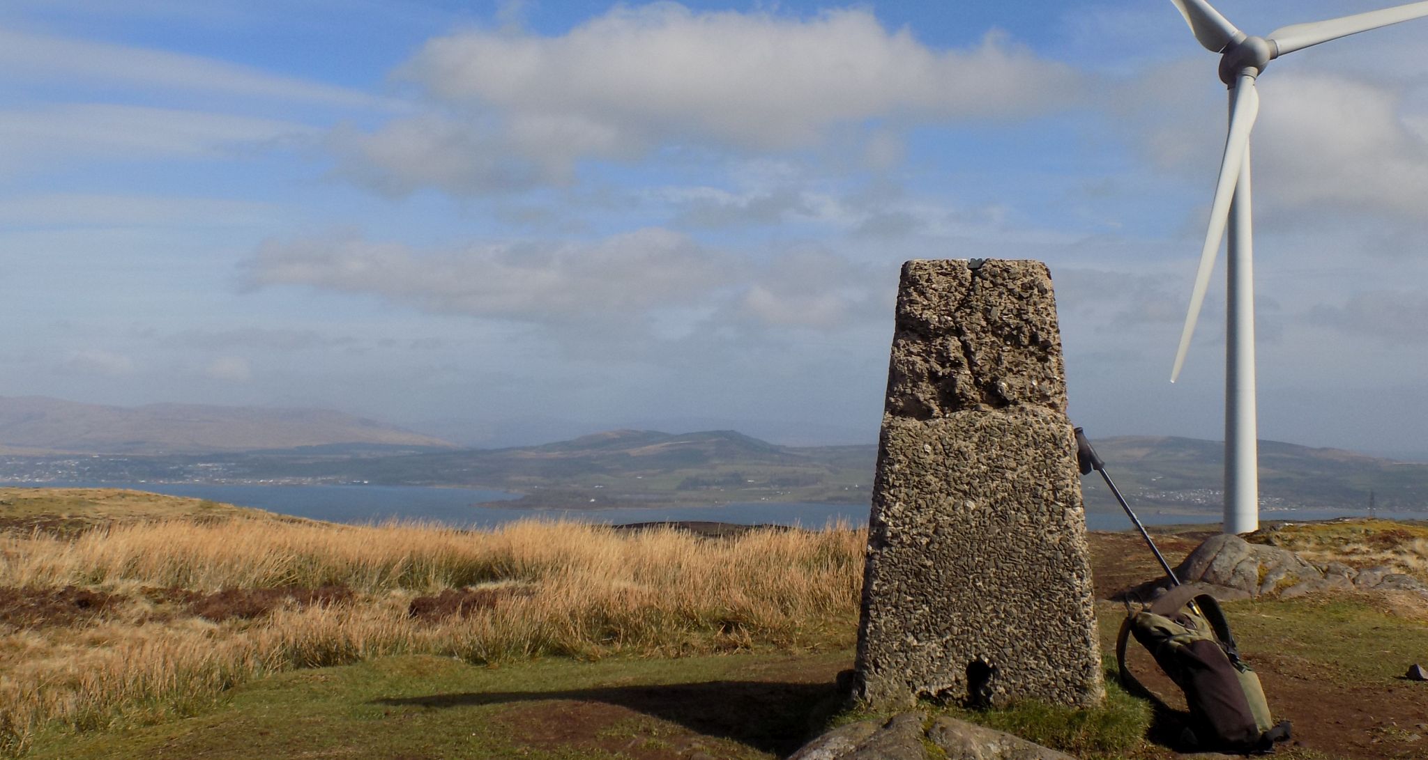 Trig Point on Corlic Hill