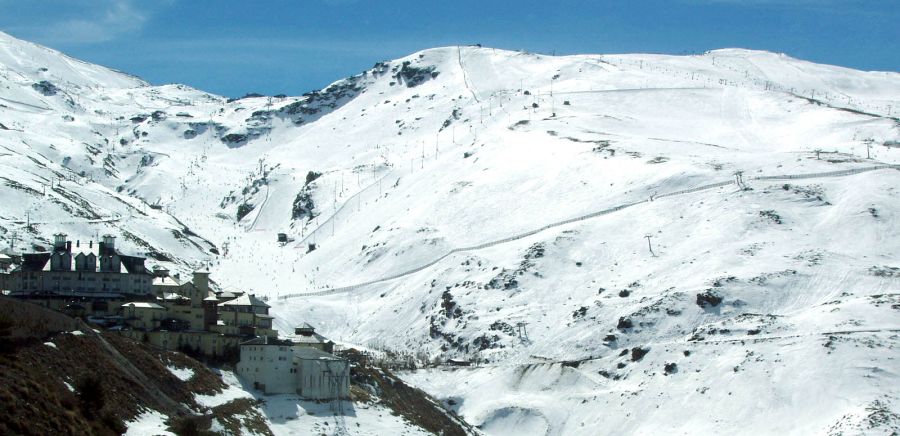 Solynieve Ski Centre in the Sierra Nevada in Southern Spain