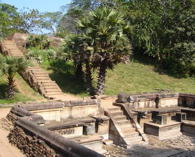 Bathing Pool at Royal Palace in Polonnaruwa