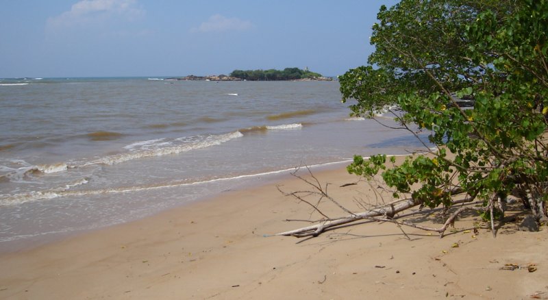 Beach at Polhena at Matara on the South Coast of Sri Lanka