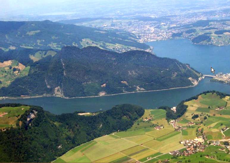 Lake Lugano in Switzerland