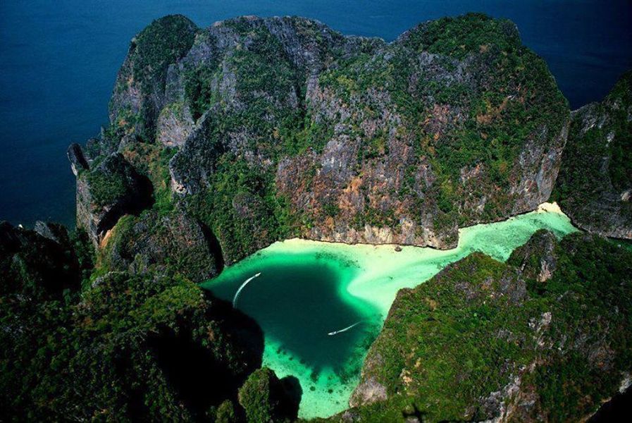 Ko Phi Phi in Phang Nga Bay in Southern Thailand