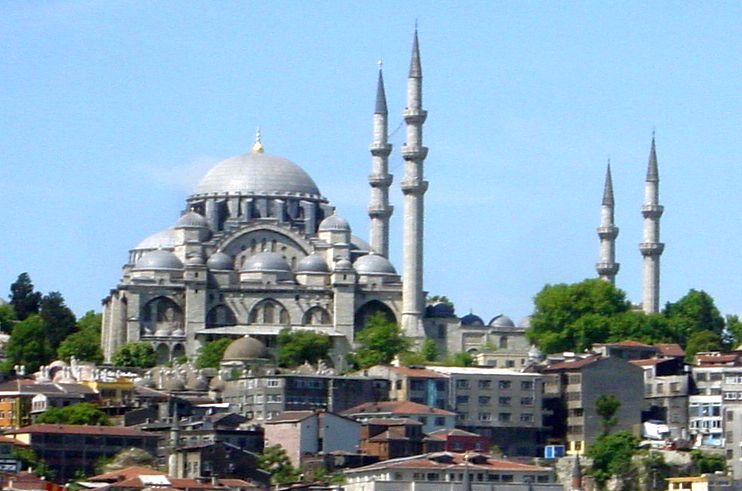 Suleymaniye from the Bosphorus in Istanbul