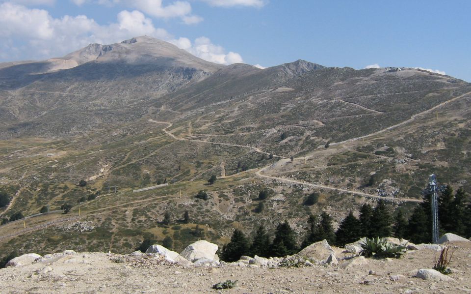 Mount Uludag above Bursa in Turkey