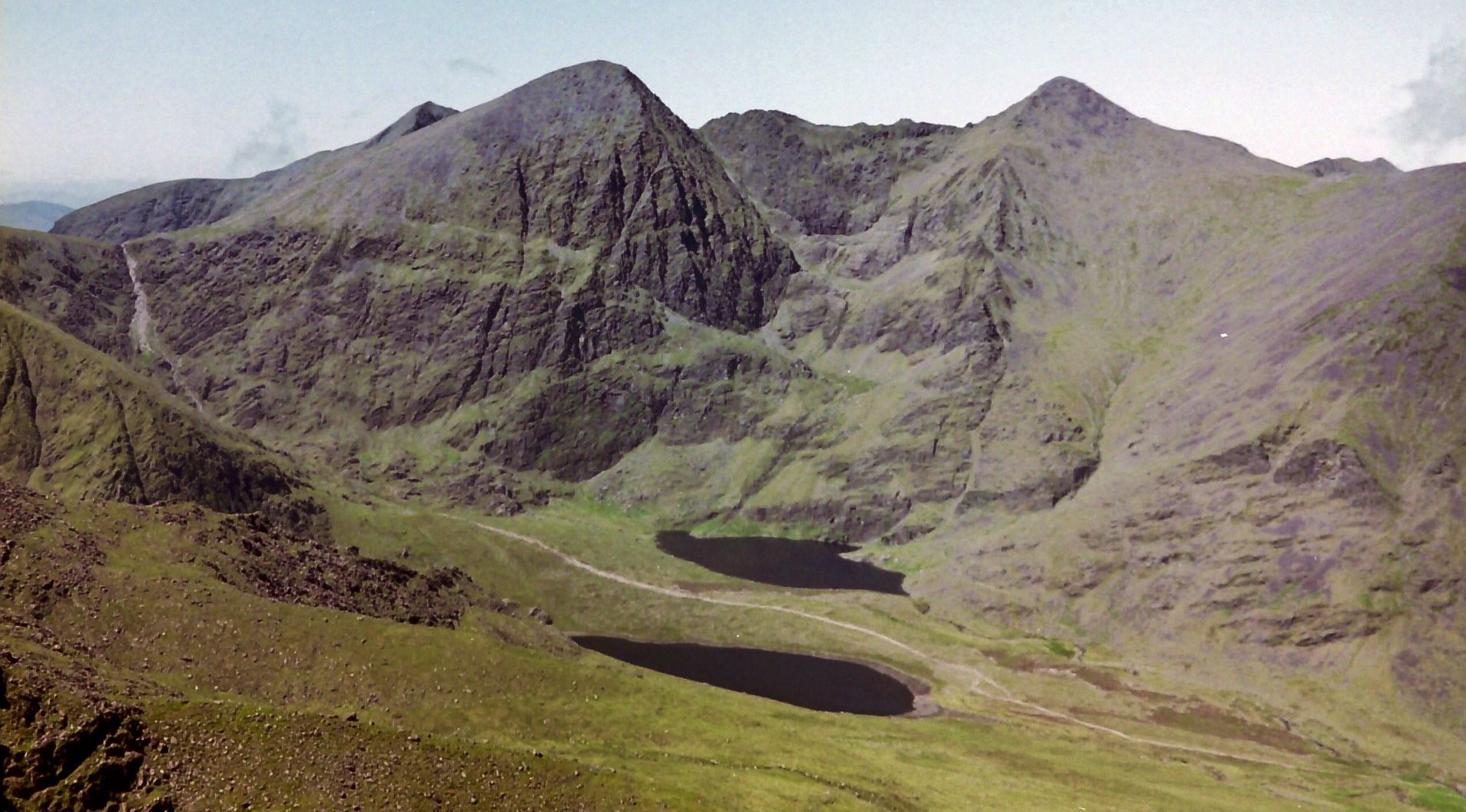 Carrauntoohil and Beenkeragh in Macgillycuddy Reeks