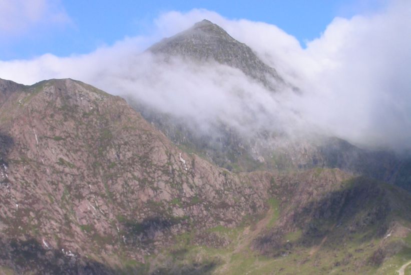 Snowdon ( Yr Wddfa ) - 1085 metres - highest mountain in Wales