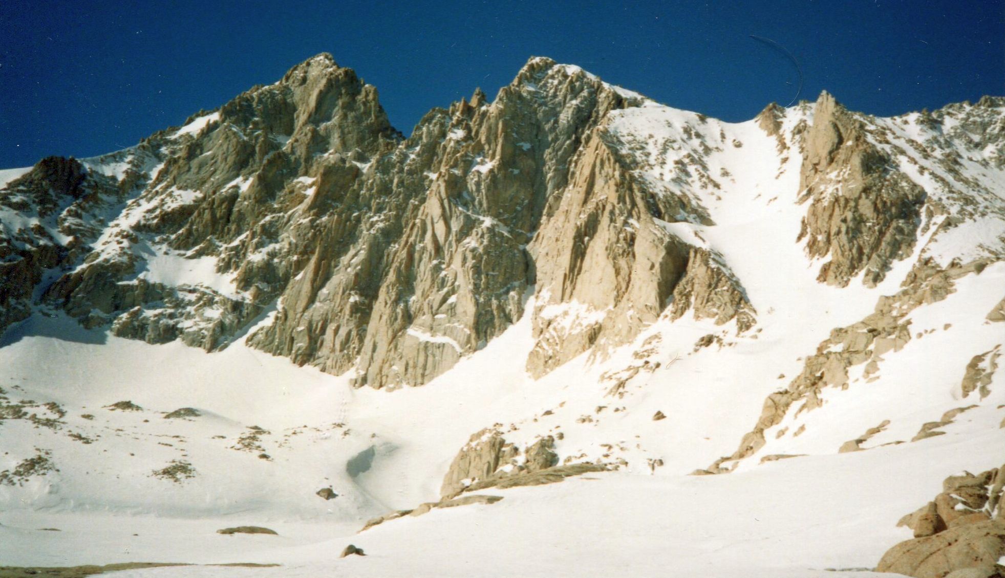 On springtime ascent of Mount Whitney