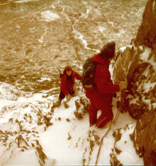 Curved Ridge on Buchaille Etive Mor