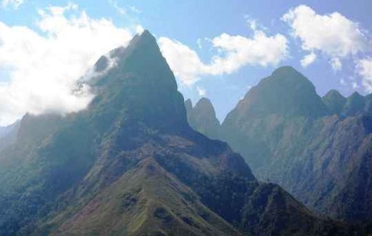 Lao Cai Mountains in Northern Vietnam