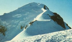 Mont Blanc - highest summit in France and Western Europe