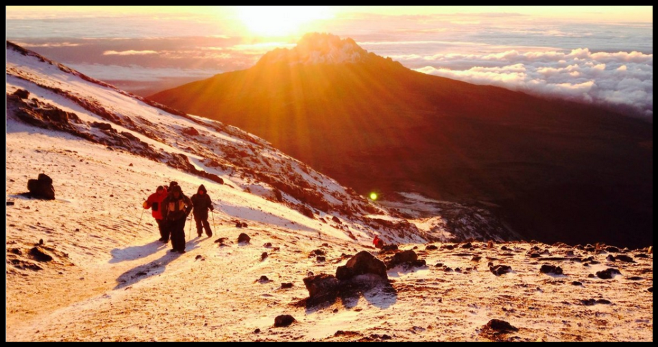 Sunrise from Kilimanjaro